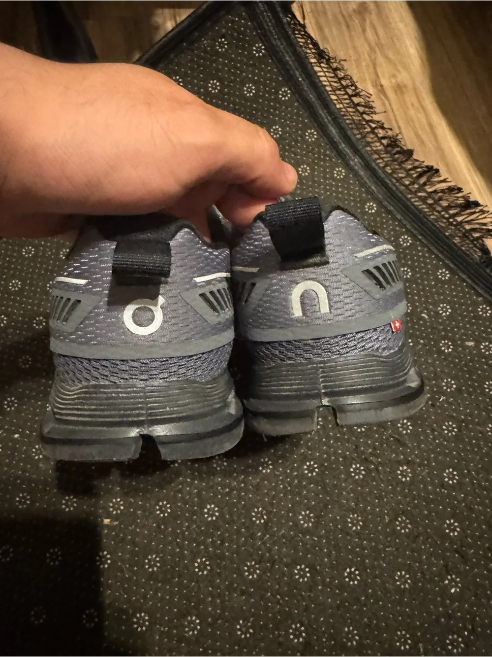 DC Men’s Athletic Shoe in Gray and Black